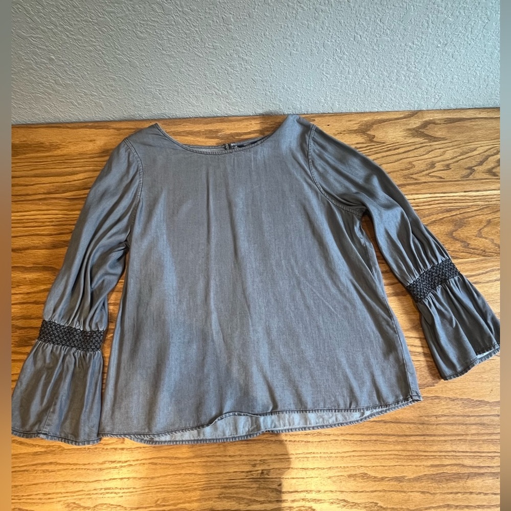 GAP denim bell sleeve top